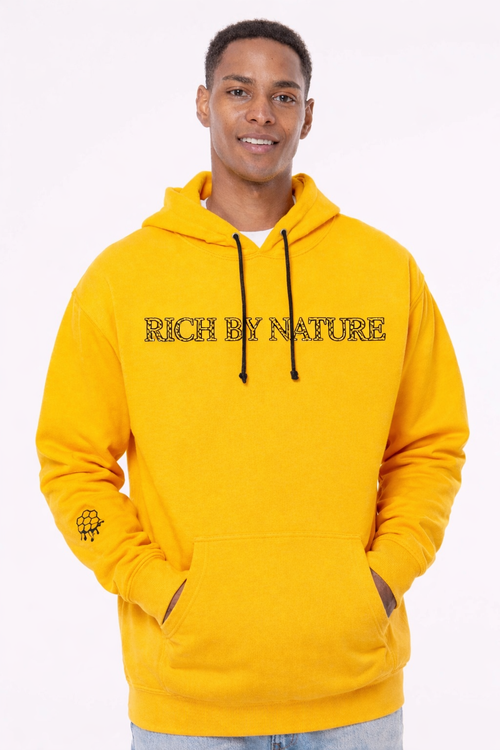 Hooded "Rich by Nature" Melanin Honey Drip